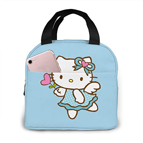 Hello Kitty Running Fashion - Bolsa de almuerzo con aislamiento, unisex, diseño de Oxford