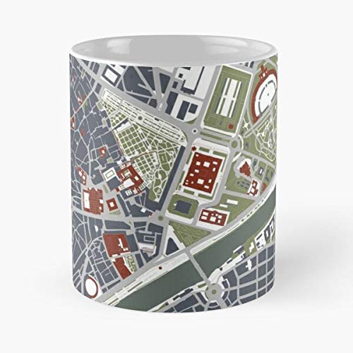 hellofresh Luisa Map Andalussia Giralda Guadalquivir Maria Maps Park Seville Spain Best Mug Tiene 11oz de Mano Hechas de cerámica de mármol Blanco