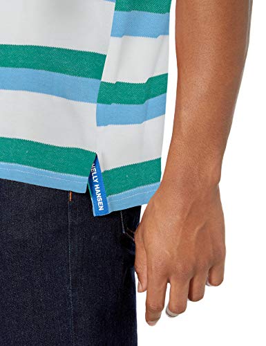 Helly Hansen Marstrand Marine Polo para Hombre, Hombre, 53022, Cornflower Twin Stripe, XX-Large