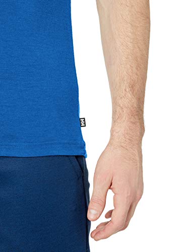 Helly Hansen - Polo de Lana de Merino para Hombre, Hombre, 49320, Olympian Blue, Large