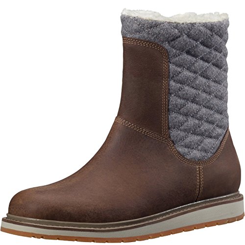 Helly Hansen W Seraphina, Botas Efecto Arrugado para Mujer, Marrón (Oatmeal/Natura/Cement), 36 EU