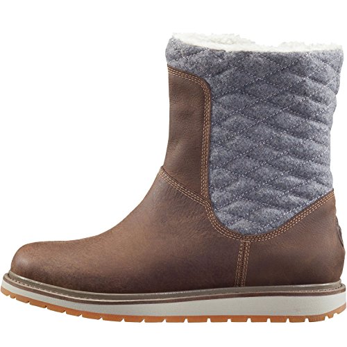 Helly Hansen W Seraphina, Botas Efecto Arrugado para Mujer, Marrón (Oatmeal/Natura/Cement), 36 EU