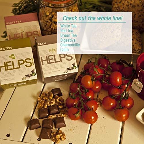 HELPS INFUSIONES - Té Blanco Agujas De Plata En Pirámides. El Té Más Apreciado Del Mundo. Caja De 10 Pirámides.