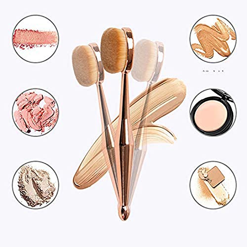 HEMFV Los Pinceles de Maquillaje Start Makers Set de Pinceles de Maquillaje Natural Vegan Pro Cosmetics Kabuki Brush Pincel de Maquillaje Extremadamente Suave Pincel de Maquillaje