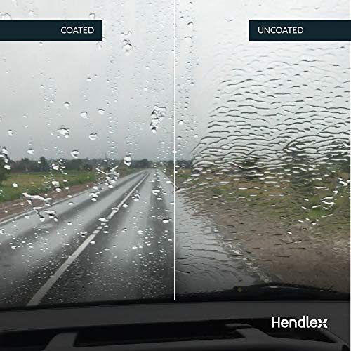 Hendlex Nano Glass Pro Protección de parabrisas para todo tipo de vehículos, tales como Coche, Moto, Camión etc. Repelentes: nieve, lluvia, barro, etc.
