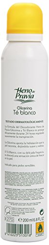 Heno de Pravia Glicerina&Té Blanco - Desodorante, 200 ml