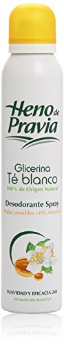 Heno de Pravia Glicerina&Té Blanco - Desodorante, 200 ml