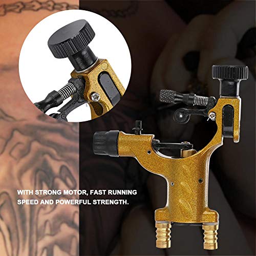 Herramientas de tatuaje exquisitas completas, kit de tatuaje completo profesional Rotary Tattoo Machine Needles Grip Tool para principiantes y profesionales