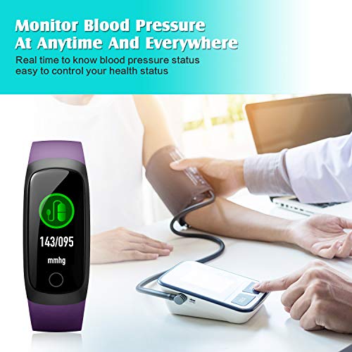 HETP Pulsera de Actividad Inteligente, Reloj Inteligente Hombre Mujer con Pulsómetro y Presión Arterial Reloj Deportivo Podómetro GPS Impermeable IP67 Cronómetro Smartwatch para Android iOS Teléfono