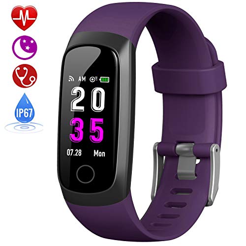 HETP Pulsera de Actividad Inteligente, Reloj Inteligente Hombre Mujer con Pulsómetro y Presión Arterial Reloj Deportivo Podómetro GPS Impermeable IP67 Cronómetro Smartwatch para Android iOS Teléfono