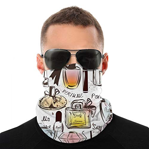 hfdff Pañuelo de máscara de motocicleta de diferentes perfumes, cómodo protector facial para la boca, lavable y reutilizable, unisex