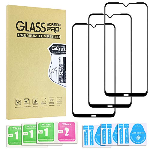 Hianjoo 3 Piezas Protector Pantalla Compatible con Xiaomi Redmi Note 8T, Cristal Templado Premium Protección [Sin Burbujas] [Anti-Arañazos] [Dureza 9H] [Anti-Huella] [Transparente]