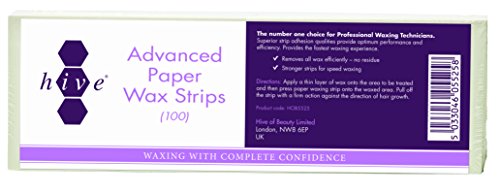 Hive options - Tiras de papel desechables para depilación (lote de 100)