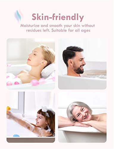 Homasy Bombas de Baño, Set de Regalo de Bomba de Baño de 6 Piezas con Aceites Esenciales Naturales, Manteca de Karité, Sal Marina, Efervescentes (6 Piezas)