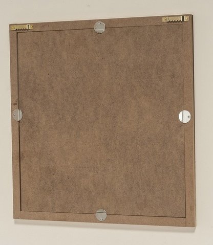 Home Collection - Muebles, decoración - conjunto de 3 espejos de pared - Patrón: árabe - Estilo: étnico - Color: natural - 30 cm