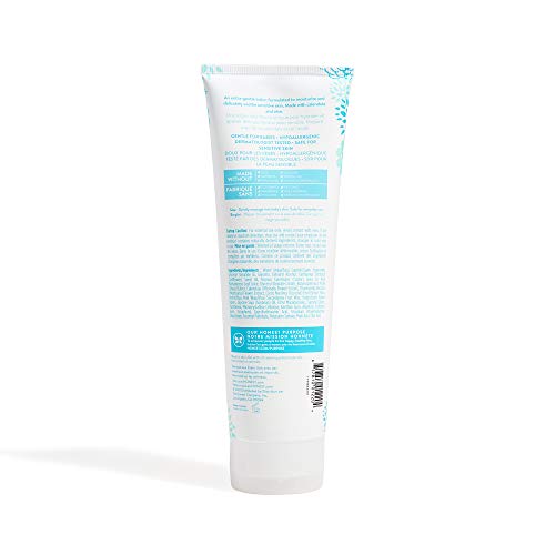 Honest Purely Simple Hipoalergénico Loción para el rostro y el cuerpo con productos botánicos derivados naturalmente para piel sensible, libre de fragancia, 8.5 onzas líquidas