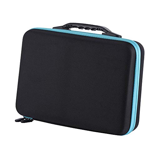 Houkiper Cajas de almacenamiento, caja de caja de bordado de diamante de 60 ranuras Herramientas de punto de cruz para el accesorio de pintura de diamante 5D (Azul)