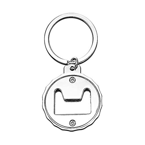 Hqiyaols Keychain España Salt Lake Torrevieja Gorra Abrebotellas Llavero Creativo Cristal Acero Inoxidable Llaveros Viajes Recuerdo