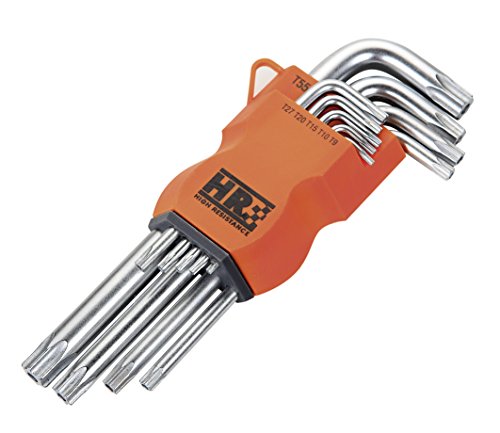 HR 170615 Juego 9 Llaves Torx Largas, 0 V, Set de 9 Piezas