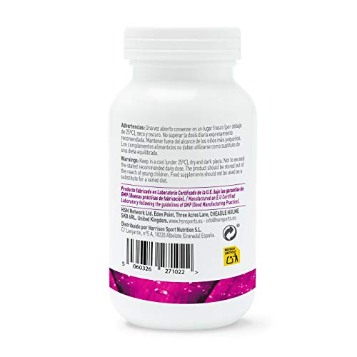HSN Acai Berry 500mg | Extracto 10:1, Baya Acai | Potente Antioxidante Natural, Vegano, Sin Gluten, Sin Lactosa, 120 Cápsulas Vegetales