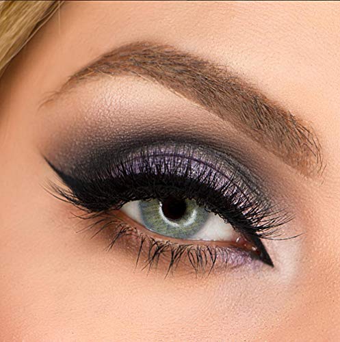Huapan Pestañas Postizas, 15 Pares de Pestañas Falsas 3D de Visón Artificial Naturales Reutilizables Ultra Finas con Pinzas