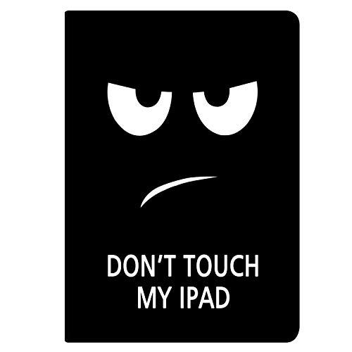 HUASIRU Pintura Caso Funda para iPad Air/Air 2 (9.7 Pulgadas) y iPad 2017/2018 - La Cubierta de Soporte Ajustable con Auto-Reposo/Activación, Ojos Grandes