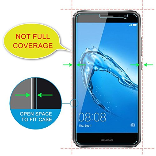 Huawei Nova Plus Protector de Pantalla (2 Paquetes), J&D [Cristal Templado] HD Claro Vidrio Balístico Protector de Pantalla para Huawei Nova Plus - Protector contra Caída y Arañazos