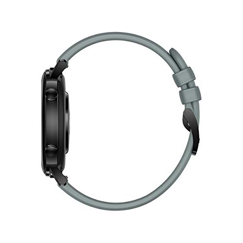 Huawei Watch GT 2 Sport - Smartwatch con Caja de 42 mm, Hasta 1 Semana de Batería, Pantalla táctil AMOLED 1.2", GPS, 15 Modos Deportivos, Pantalla 3D de Cristal, Gris (Lake Cyan)