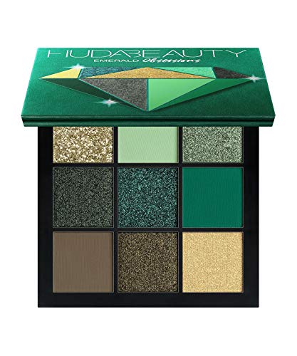 HUDA BEAUTY Obsessions Eyeshadow Palette – Precious Stones Collection COLOR: Emerald
