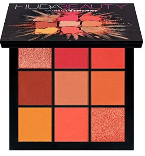 Huda Beauty - Paleta de sombras de ojos, coral