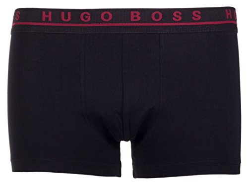 Hugo Boss 50238499 - Bóxer para hombre, Negro/Azul/Rojo, M, paquete de 3