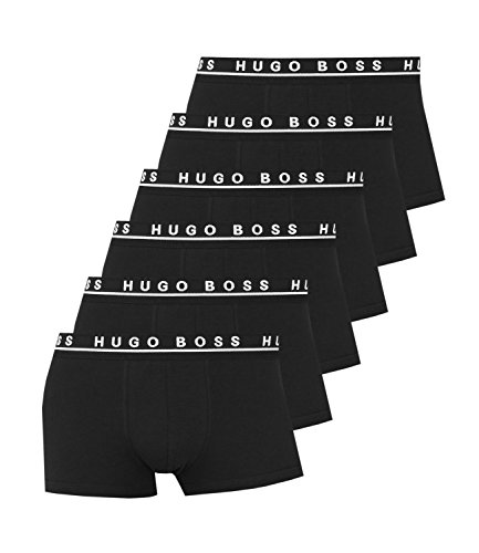 Hugo Boss 50325403 10146061 - Calzoncillos tipo bóxer para hombre (6 unidades) Negro (-001) M