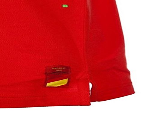 Hugo Boss Hombre Camiseta Polo Paddy de la bandera España 50260461 rojo rosso X-Large