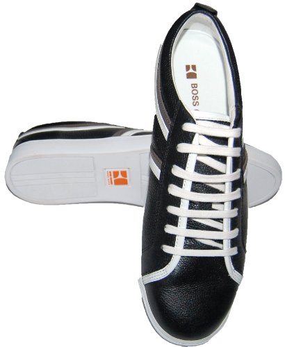 Hugo Boss Lossio - Zapatillas para hombre negro negro, color negro, talla 45