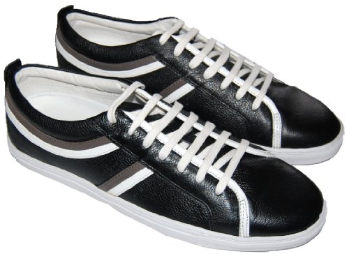 Hugo Boss Lossio - Zapatillas para hombre negro negro, color negro, talla 45