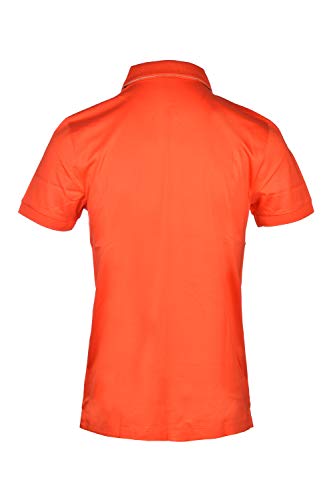 Hugo Boss - Polo Penrose con logotipo en el cuello, color naranja Bright Orange XXL