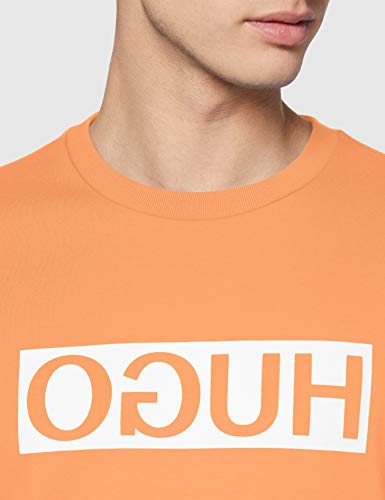 HUGO Dicago202 Sudadera, Naranja (Light/Pastel Orange 830), M para Hombre