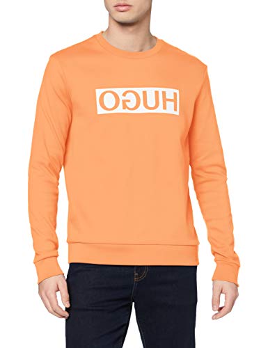 HUGO Dicago202 Sudadera, Naranja (Light/Pastel Orange 830), M para Hombre