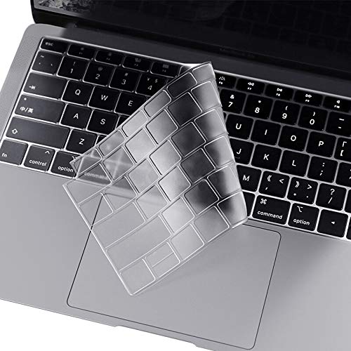 i-Buy Delgada película Transparente de TPU Material de Teclado para Macbook New Air 13 with Retina Display Touch ID (A1932)[Teclado Europea]