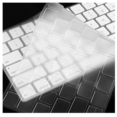 i-Buy Teclado Cubierta para Apple Magic Keyboard, Ultra Delgado Keyboard Cover TPU Pegatinas Teclado Skin Protectora Piel [Diseño en inglés de la UE]-TPU