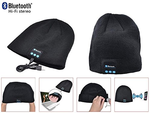I de sonite Unisex One Size de Invierno Gorro con Built-in Wireless Altavoces estéreo de Auriculares para Hisense Infinity KO C20