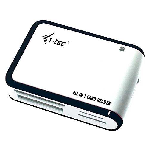 i-Tec USBALL3 - Lector (CF, Memoria extraíble, MicroDrive, MMC, MS Duo, MS Pro, MS Pro Duo, SD, SDHC, SDXC, xD, USB 2.0, 0,1 m, 480 Mbit/s, Negro, Blanco, 42 mm)