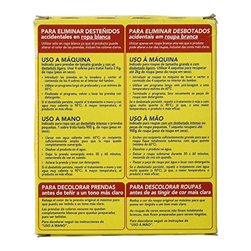 Iberia Soluciona-  Elimina desteñidos accidentales en ropa blanca - 200 g - [Pack de 4]