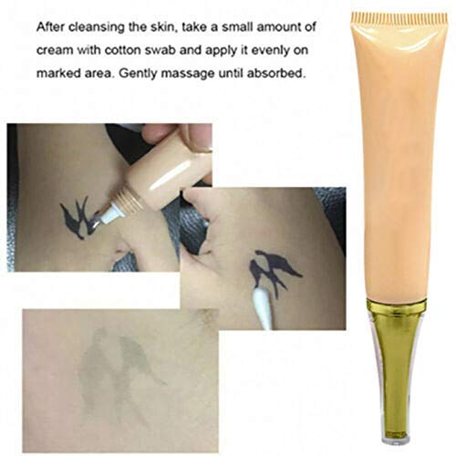 ieenay Crema de eliminación de Tatuajes Permanente No es Necesario Eliminar el Dolor Fuerza máxima