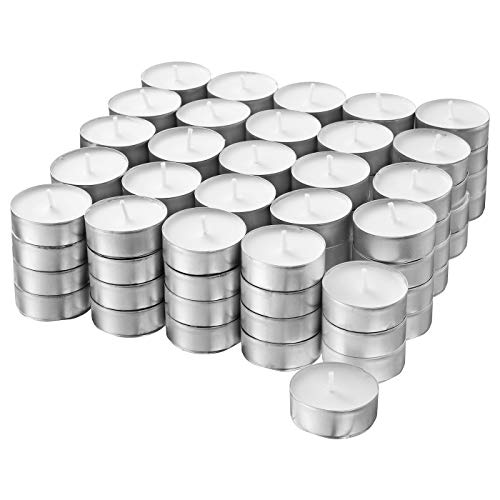 Ikea TILLVARO - Velas de té (200 unidades), color blanco