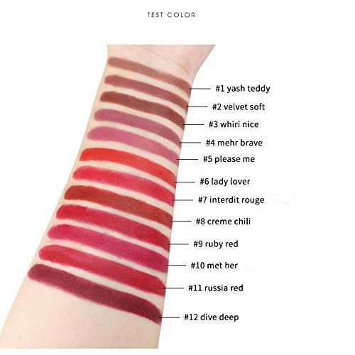 IMAgIC Lápiz labial Crystal Lipstick 12# DIVE DEEP