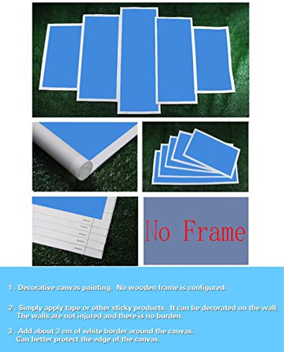 Impresiones sobre Lienzo 5 Piezas,Grim Reaper Nnoitra Gilga Anime Cartel Sala De Estar HD Modular Arte De La Pared Moderno Creativo Decoración del Hogar Tamaño A Sin Marco