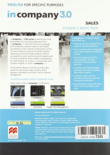 In Company 3.0 - Sales. Student's Book with Online-Student's Resource Center: English for Specific Purposes