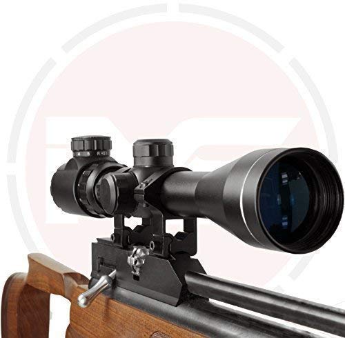 In Your Sights En Tu Monumentos 3-9x40 Rifle Scope con Iluminado Retículo y Monturas/Pistola de Aire Mira - 3-9X40 with 9.5-11mm Soporte