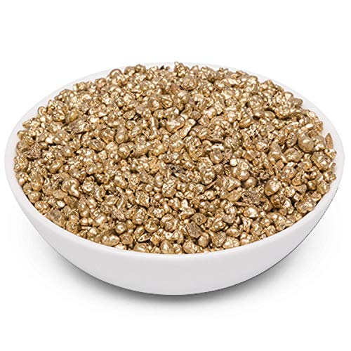 Incienso de resina natural | dorado (tres reyes) | 50 gramos en una lata de color plateado con una tapa de ventana con bisagras